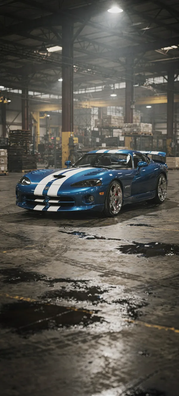 Dodge Viper GTS Blue Warehouse