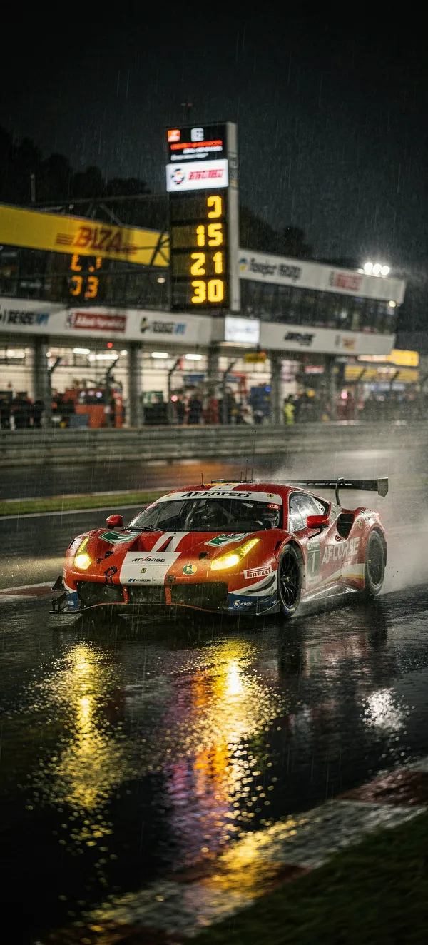 Ferrari 488 GT3 Racing at Spa