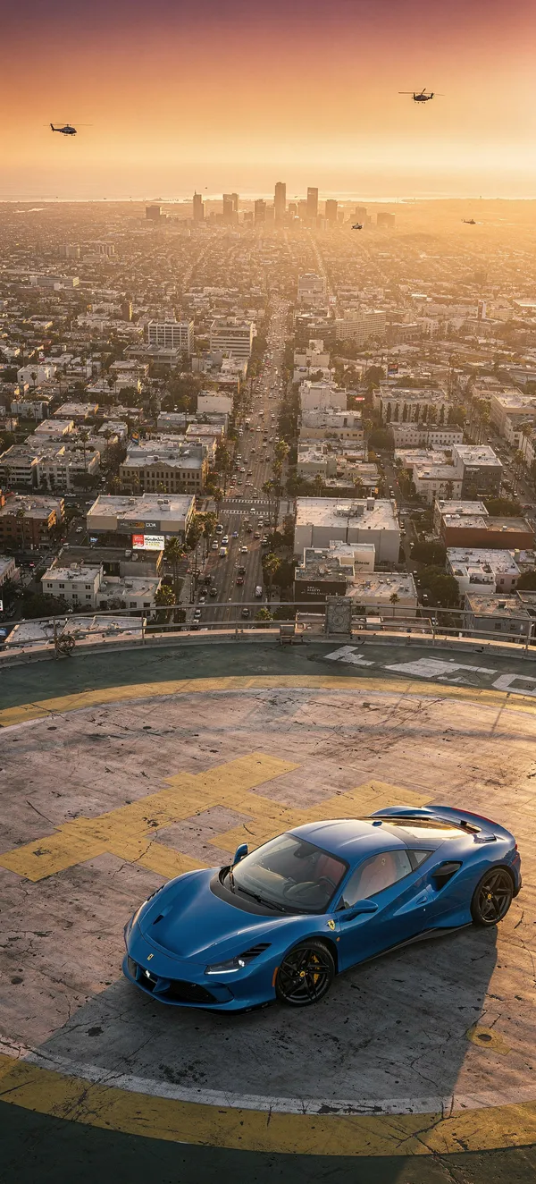 Ferrari F8 Tributo Los Angeles Sunset