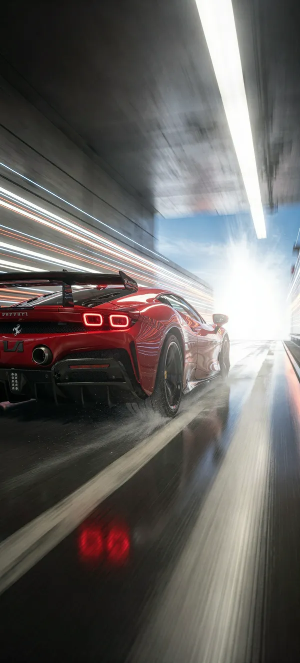 Ferrari SF90 Stradale Tunnel Chase