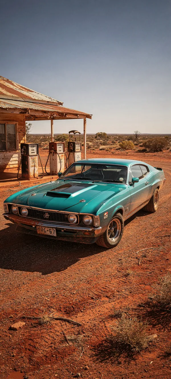 Ford Falcon XB GT Coupe Teal Glow