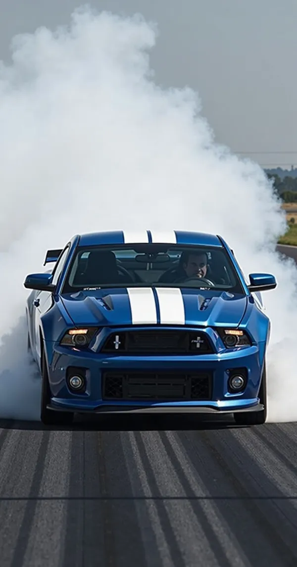 Ford Mustang Shelby GT500 Burnout