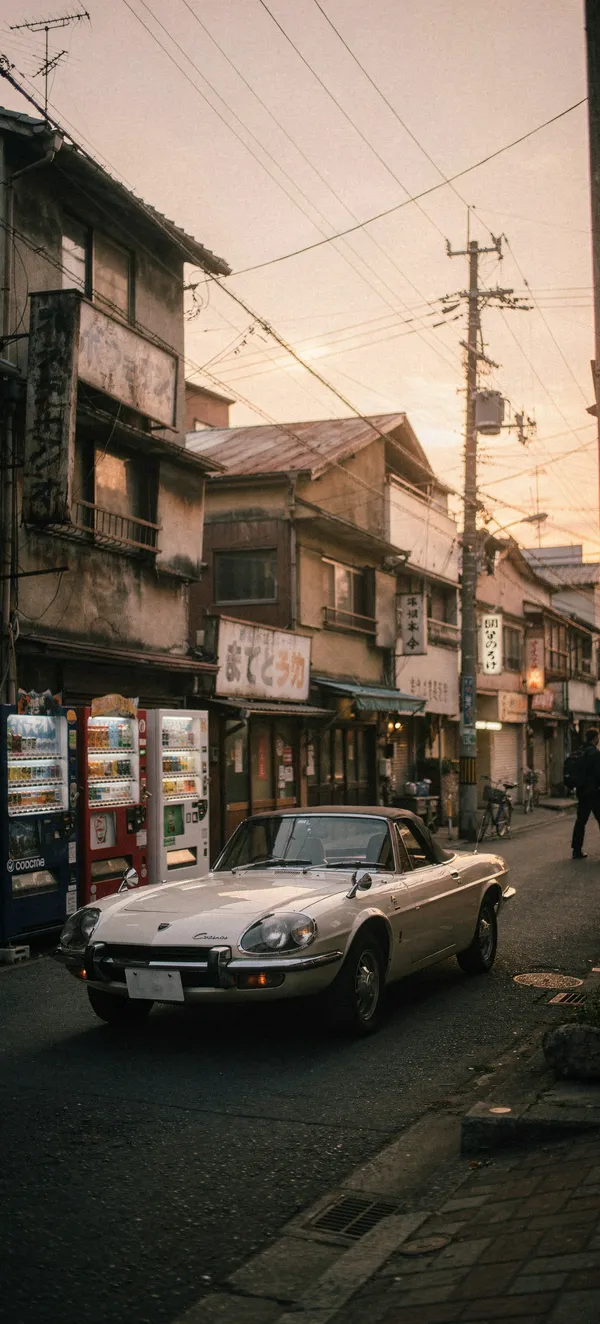 Mazda Cosmo Sport 110S Retro Scene