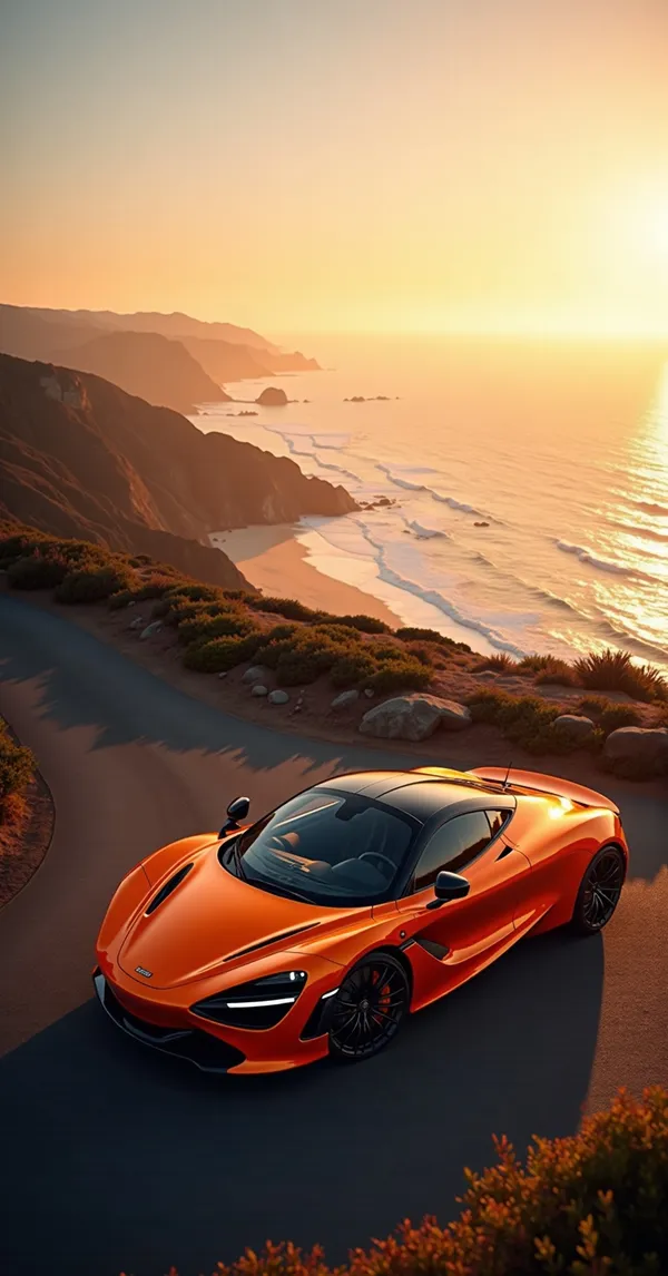 McLaren 720S Coastal Sunset