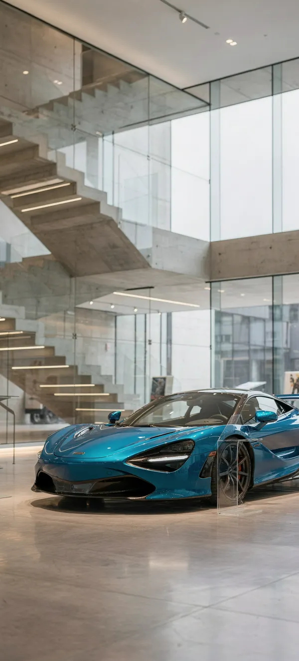 McLaren W1 Belize Blue Gallery — Home screen