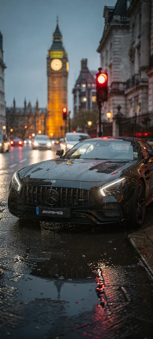 Mercedes-AMG GT London Evening