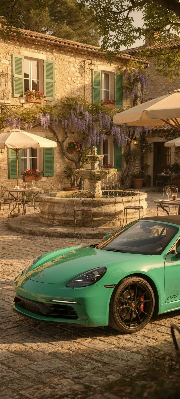 Porsche 718 Boxster GTS in Provencal Village