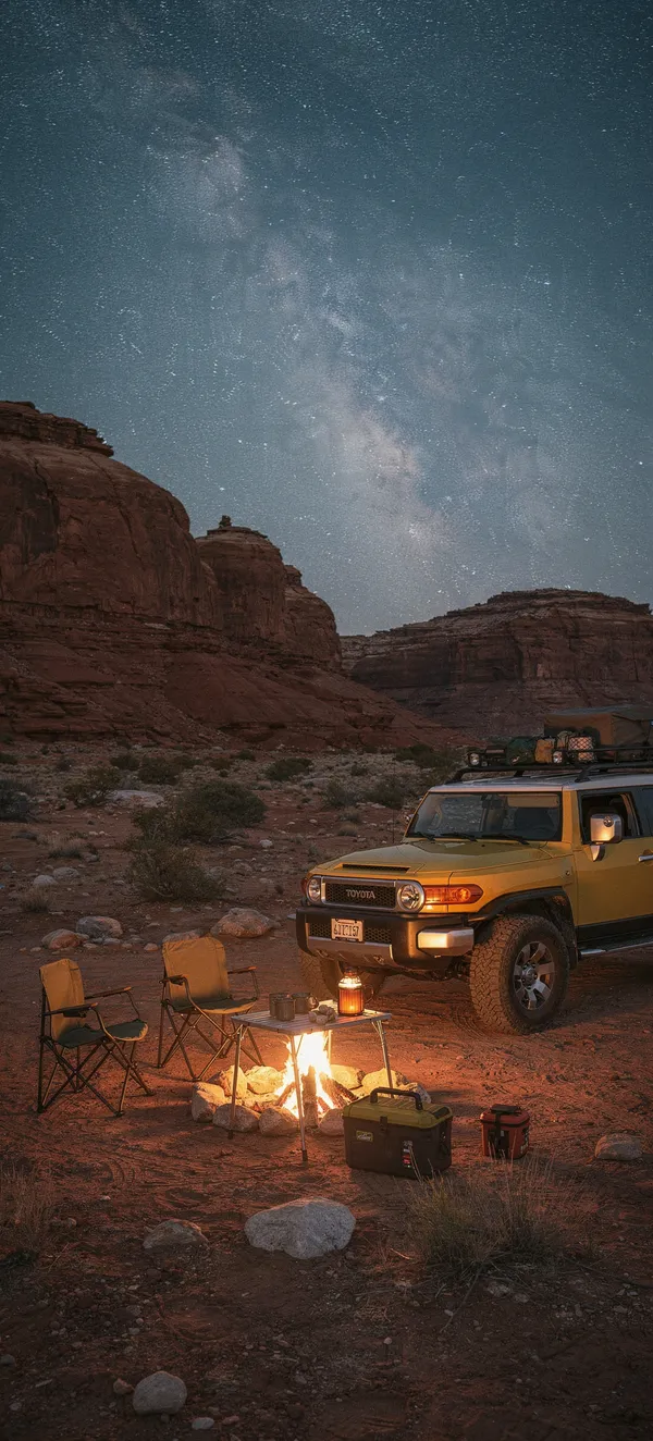 FJ Cruiser Desert Night