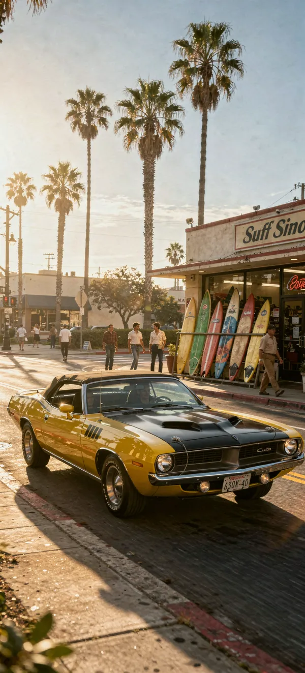 Hemi Cuda California Cruise