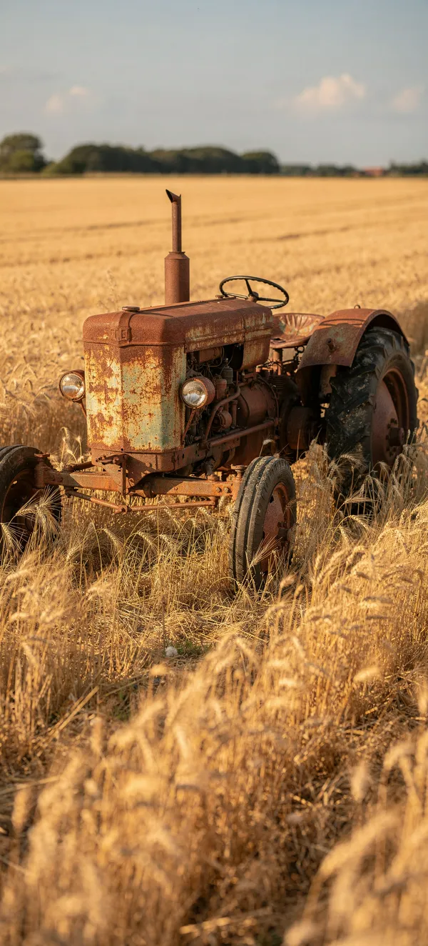 Forgotten Tractor Landscape