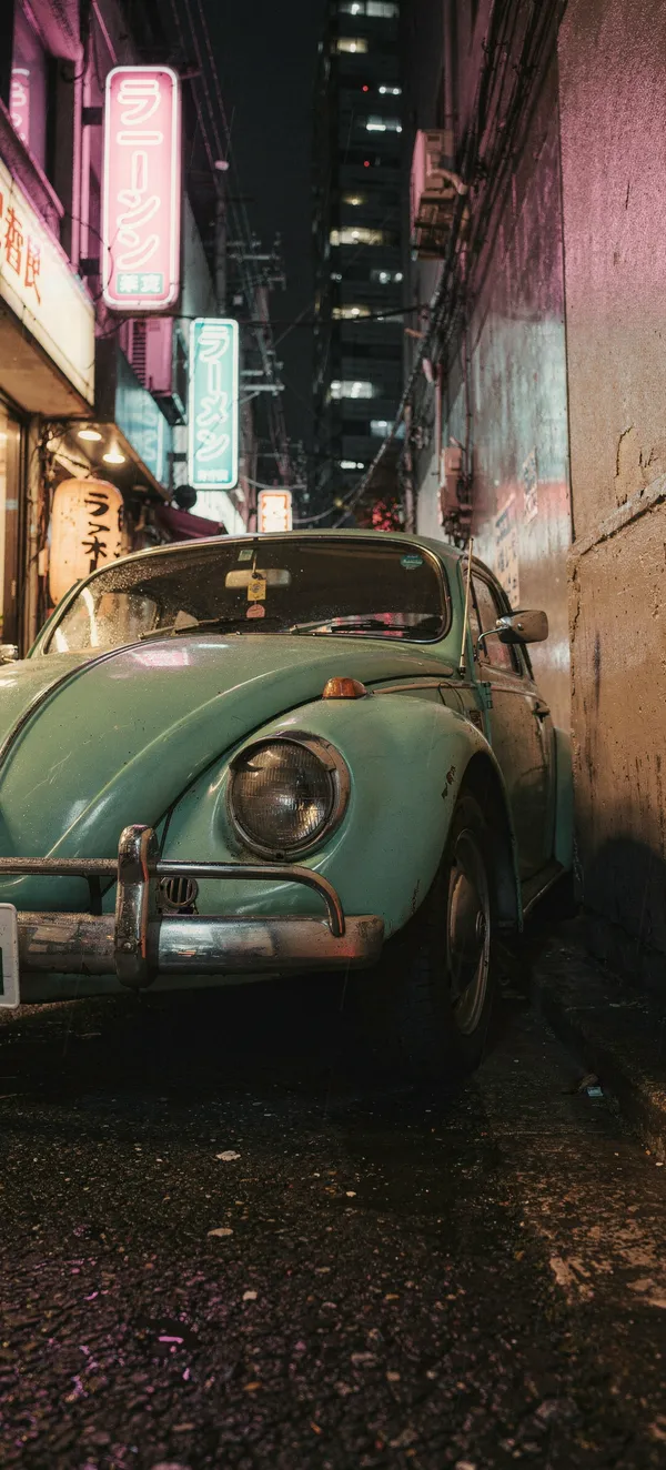 Tokyo Beetle Neon Night