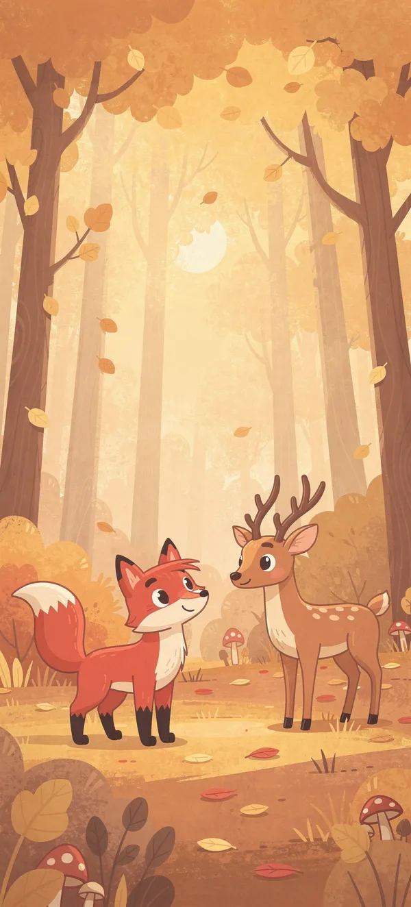 Autumn Forest Cartoon