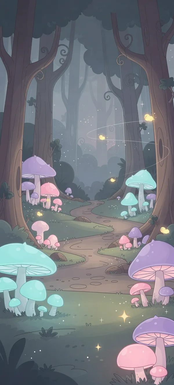 Magical Cartoon Forest