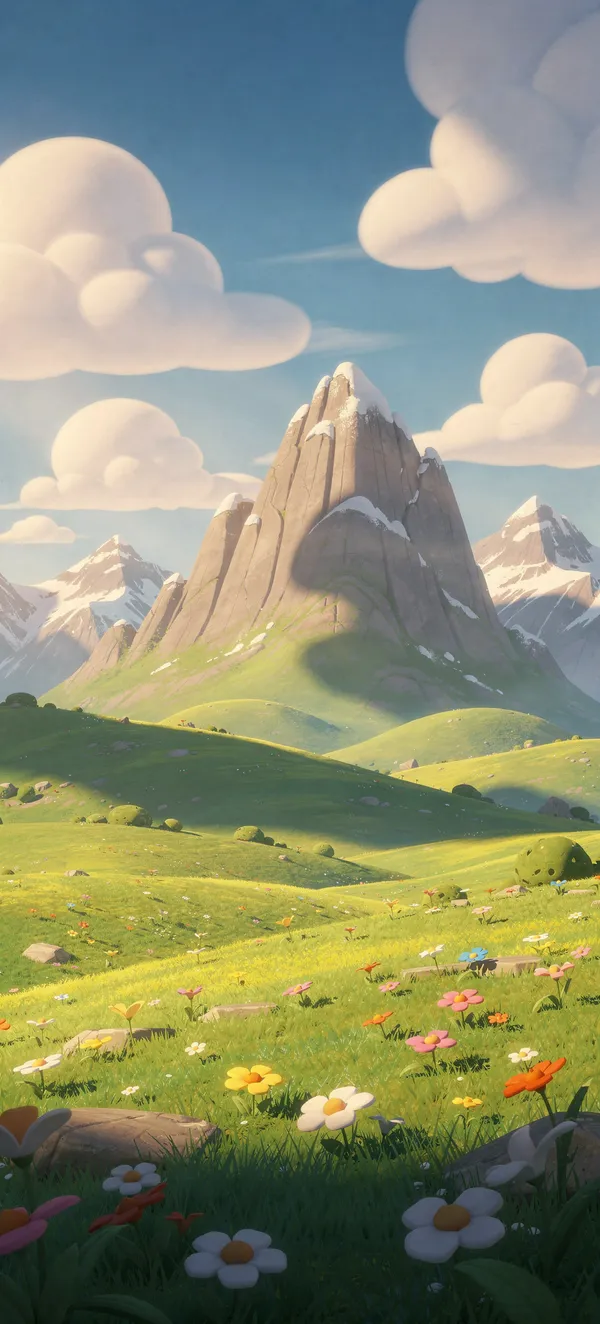 Pixar Mountain Landscape