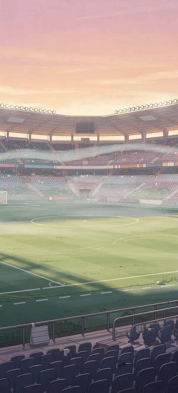 Cartoon Stadium Dawn