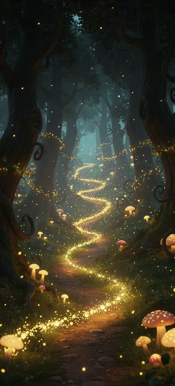 Firefly Forest Dusk