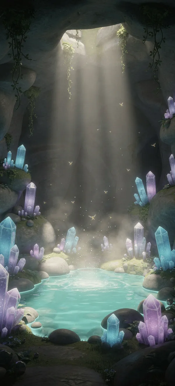 Magical Fairy Spring Cavern