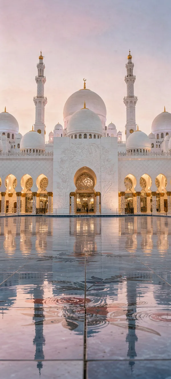 Sheikh Zayed Mosque Dawn