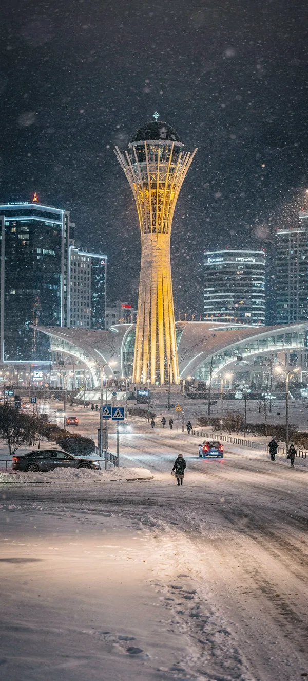 Astana Winter Night
