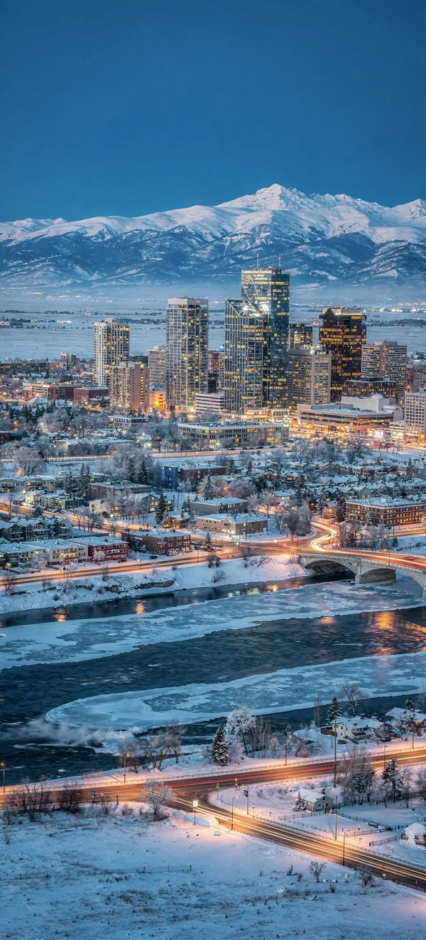 Calgary Winter Cityscape
