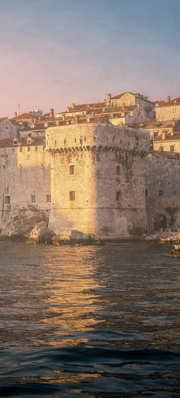 Dubrovnik City Walls Dawn