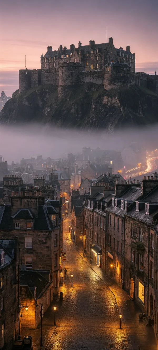 Edinburgh Castle Dusk