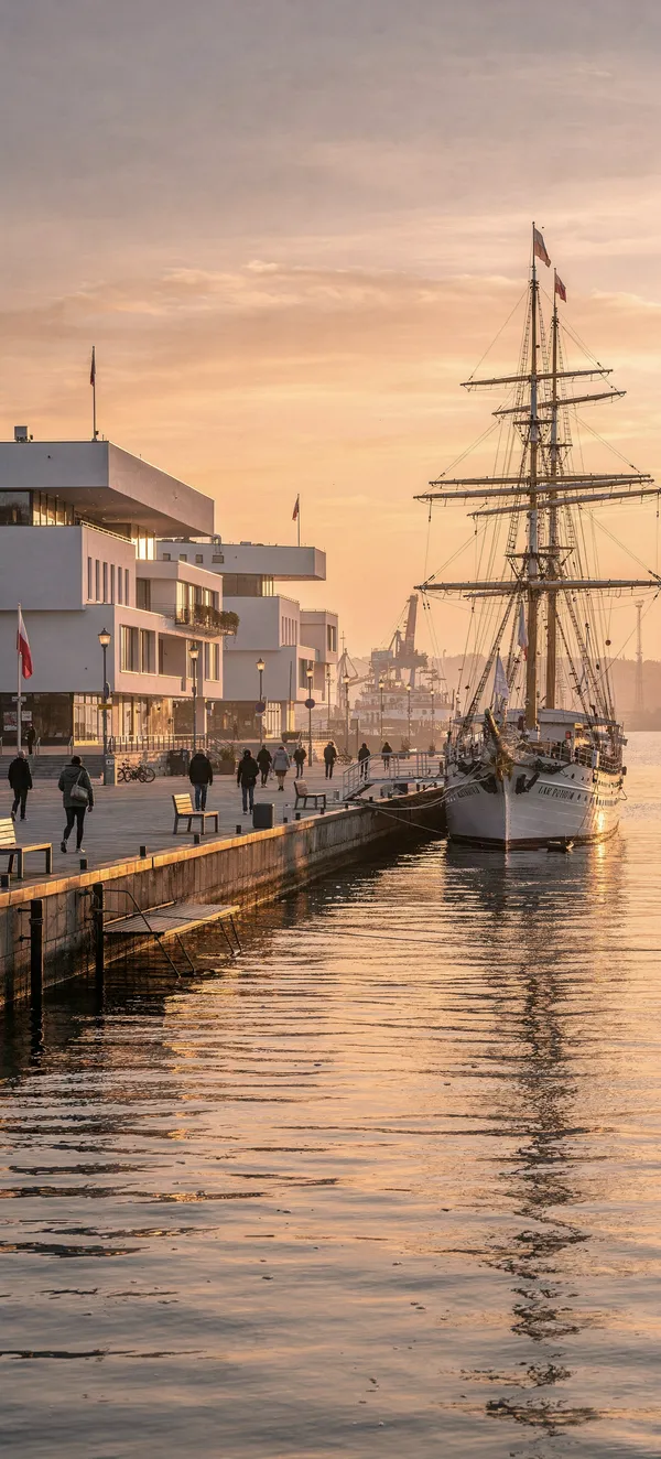 Gdynia Sunset Waterfront