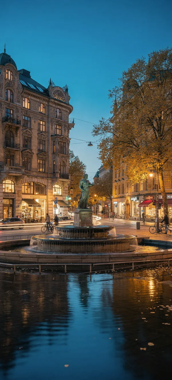 Gothenburg Blue Hour Canal