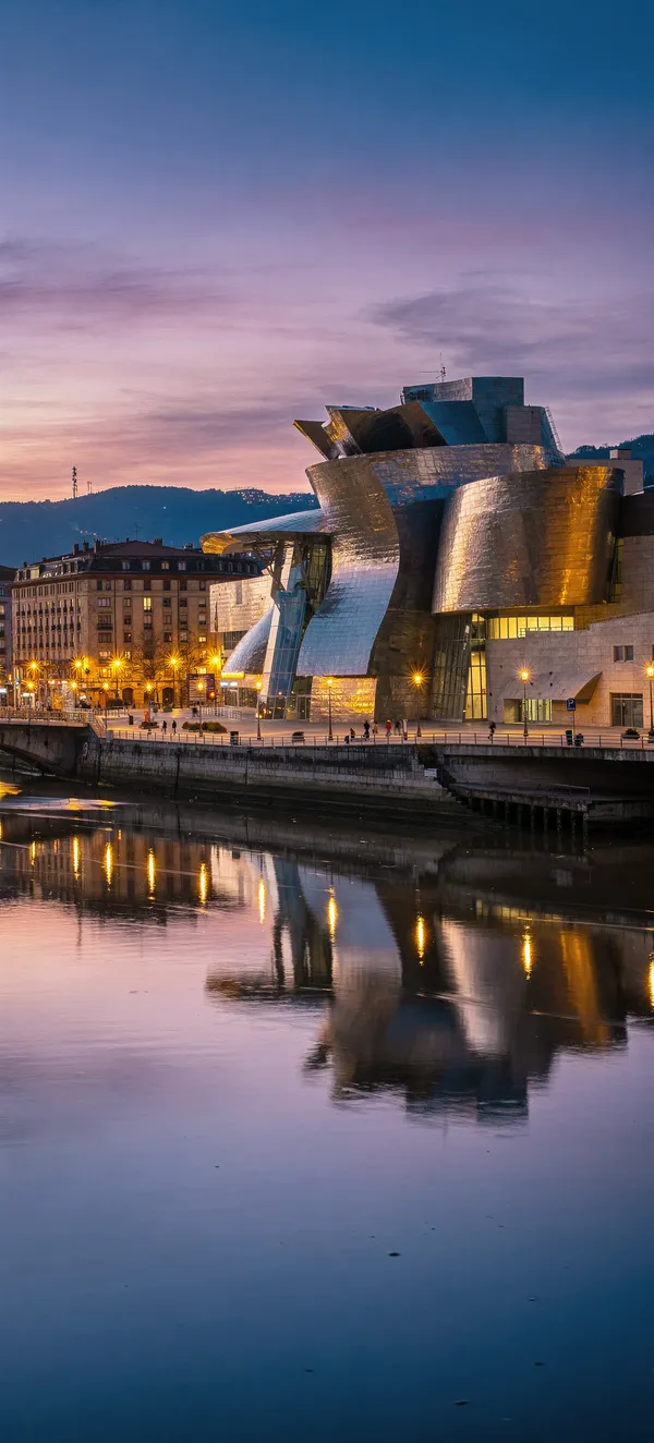 Guggenheim Museum Bilbao Twilight