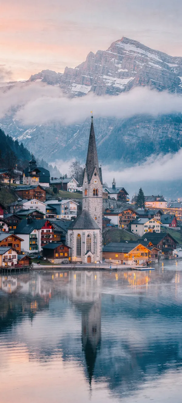 Hallstatt Dawn Landscape