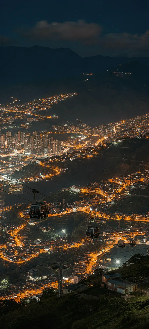Medellin Night Vista