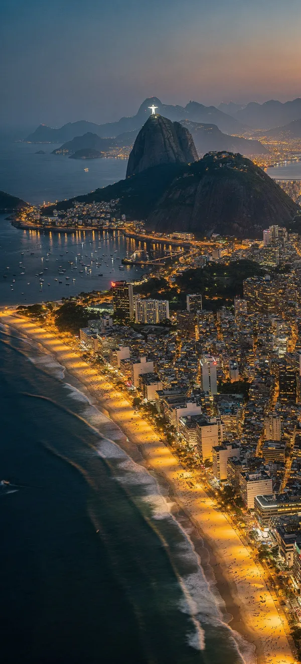 Rio de Janeiro Dusk Cityscape