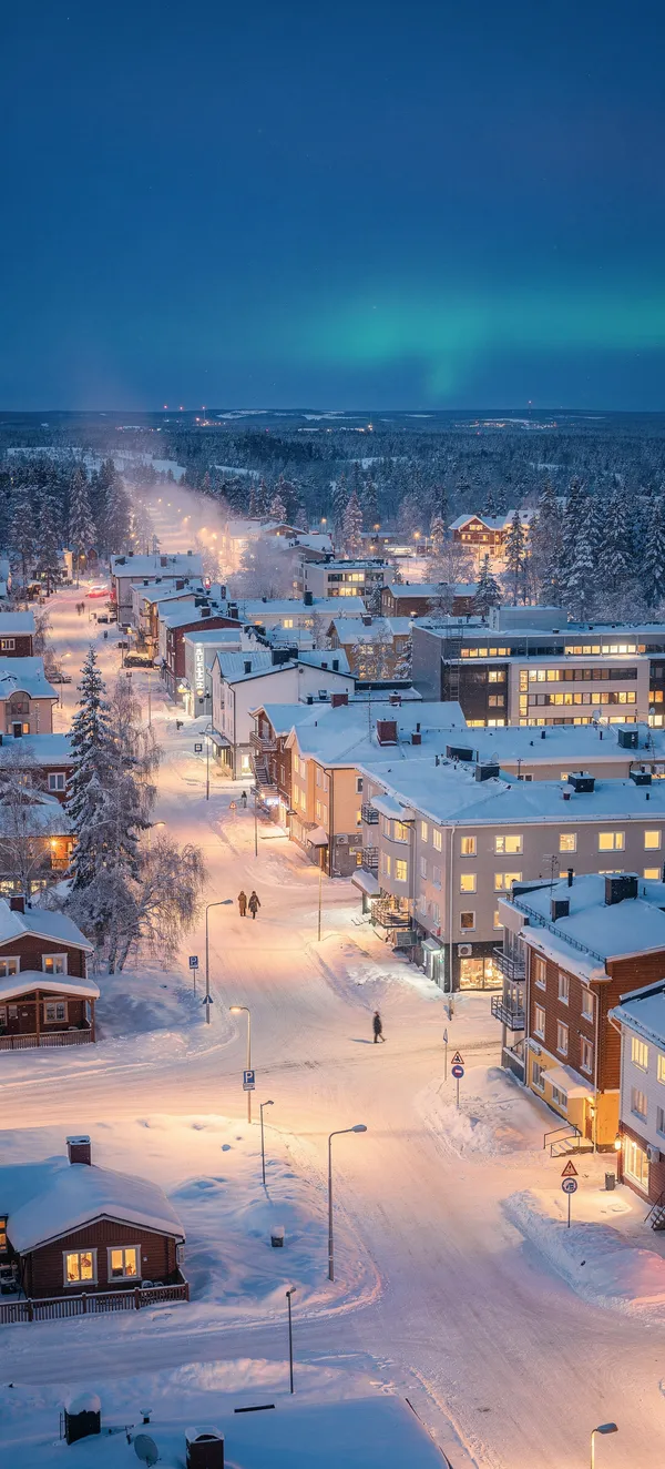 Rovaniemi Arctic Winter Night