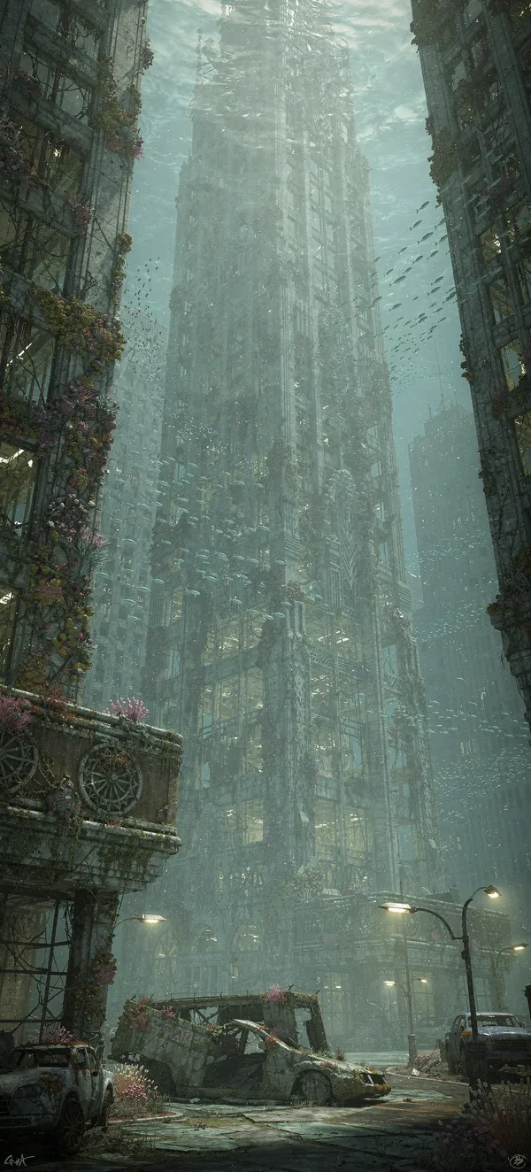 Submerged Art Deco City