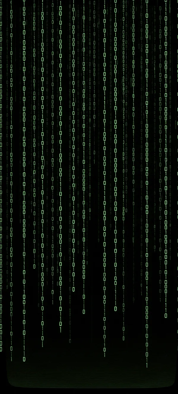 Binary Code Stream AMOLED