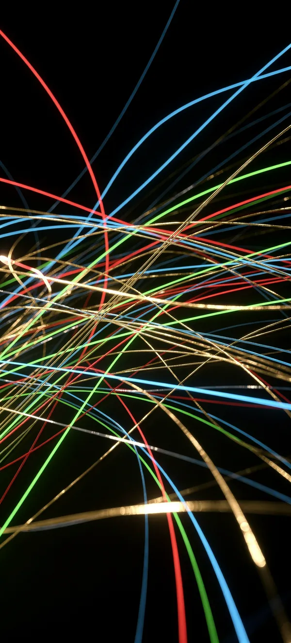 Dark Fiber Optic Glow