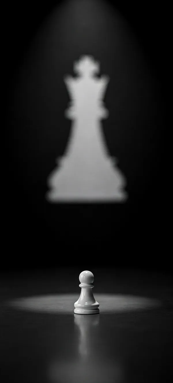 Chess Pawn Queen Shadow — Home screen