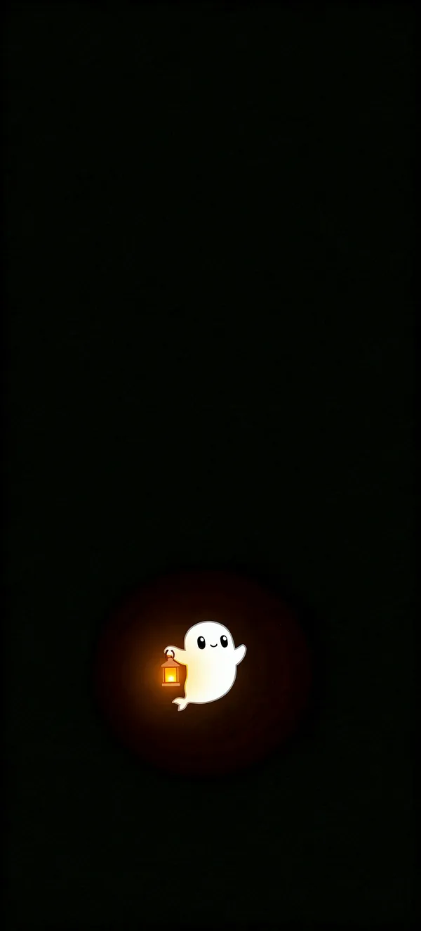 Halloween 2026: Little Ghost with a Lantern AMOLED