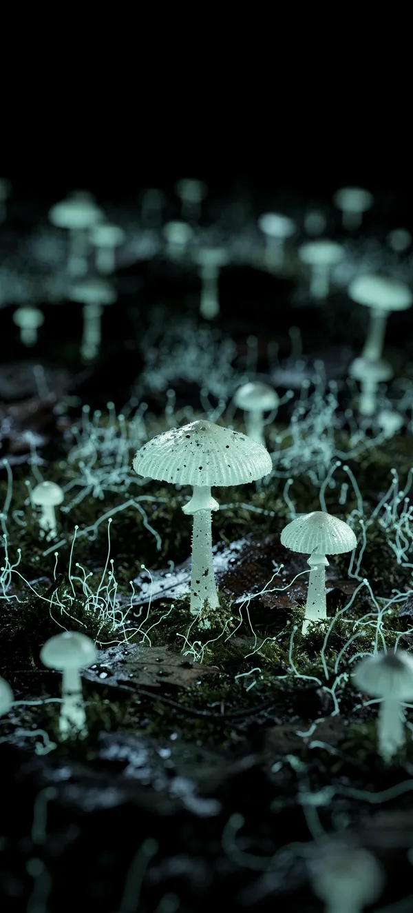 Bioluminescent Forest Floor