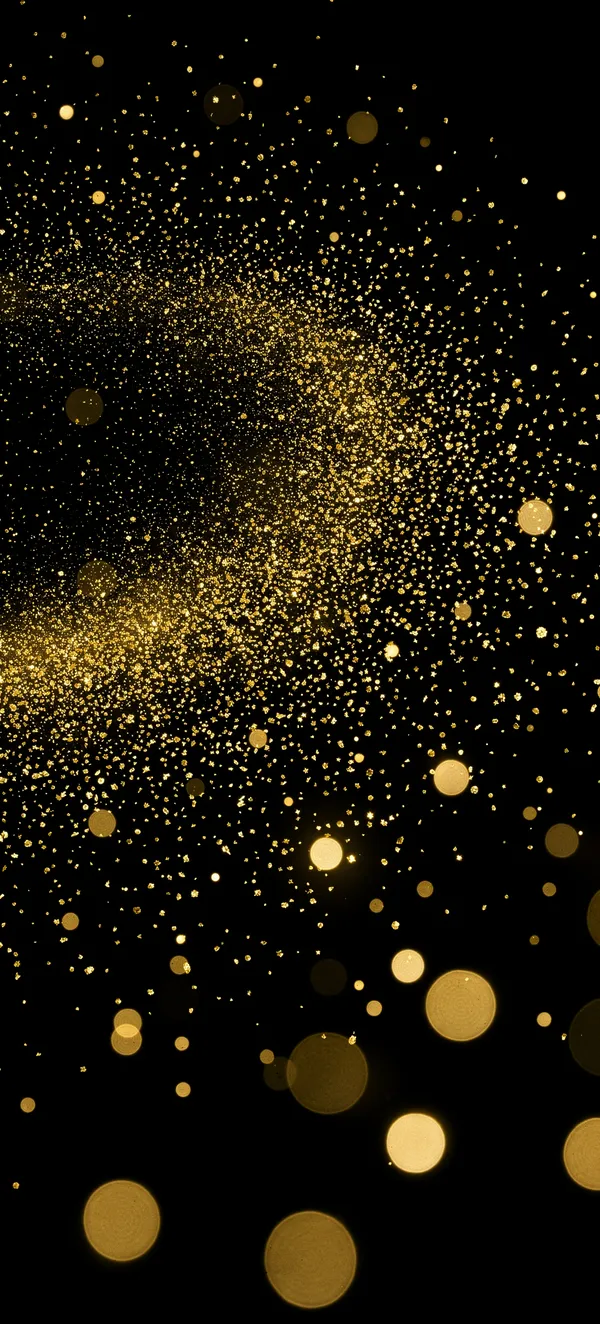 Golden Particle Storm