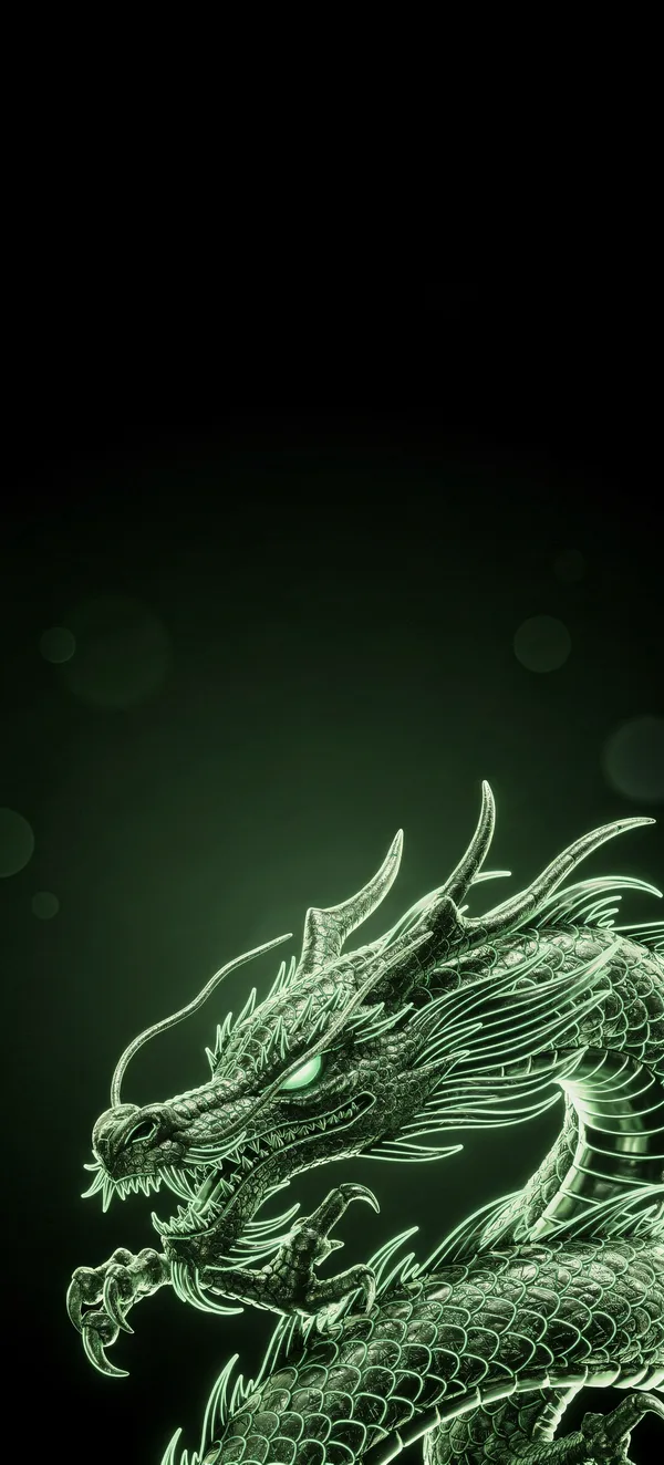 Neon Dragon AMOLED — Home screen