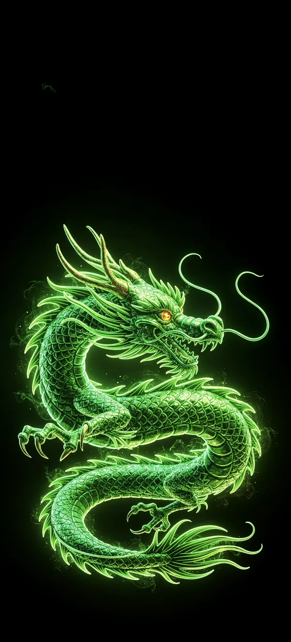 Neon Dragon AMOLED