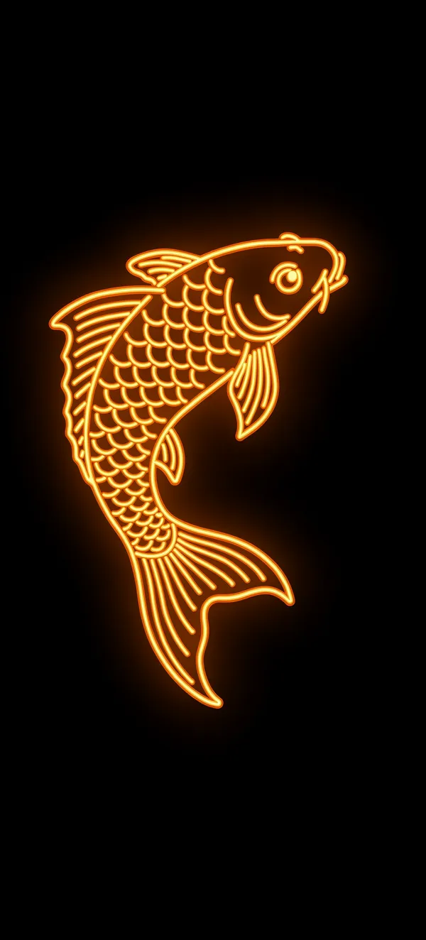 Neon Koi Flow