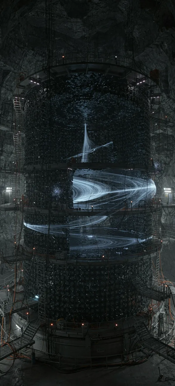 Neutrino Detector Glow