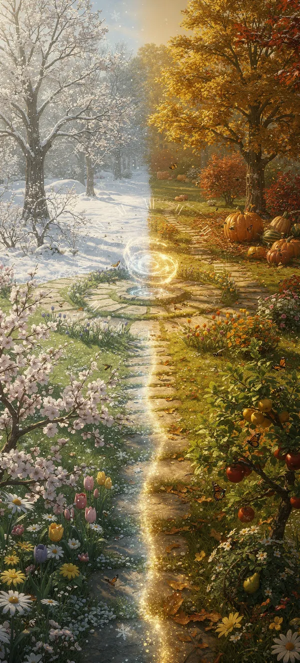Enchanted Temporal Garden