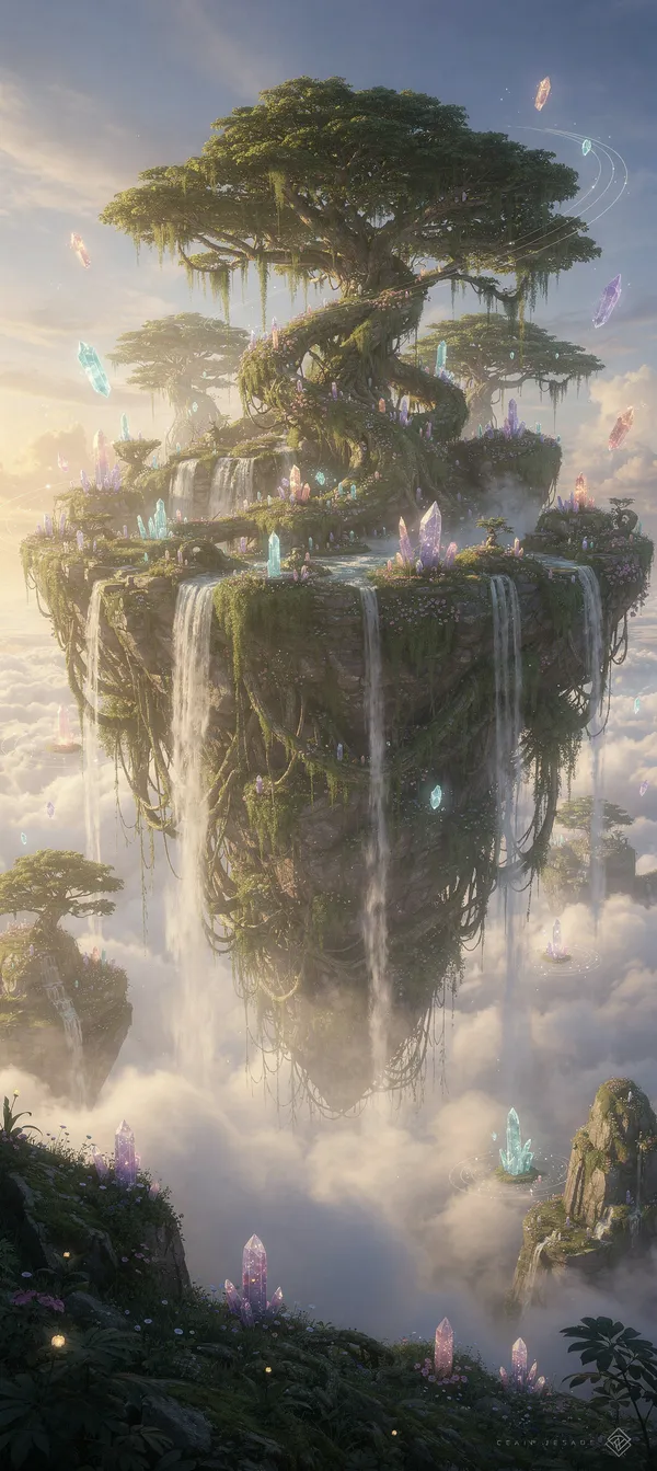 Floating Magical Island