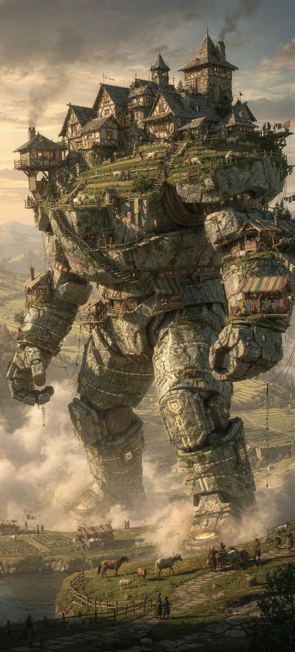 Stone Golem Village Wanderer