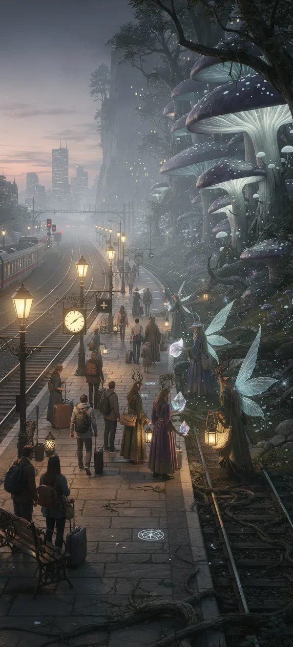 Enchanted Realms Train Station