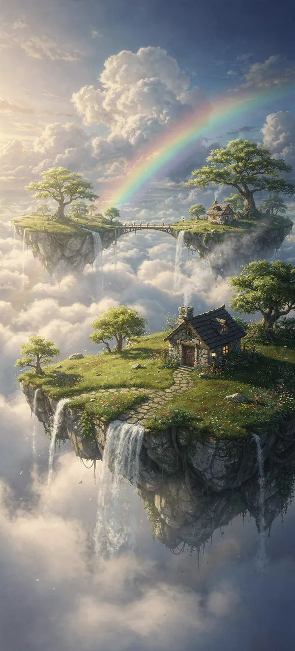 Floating Fantasy Islands