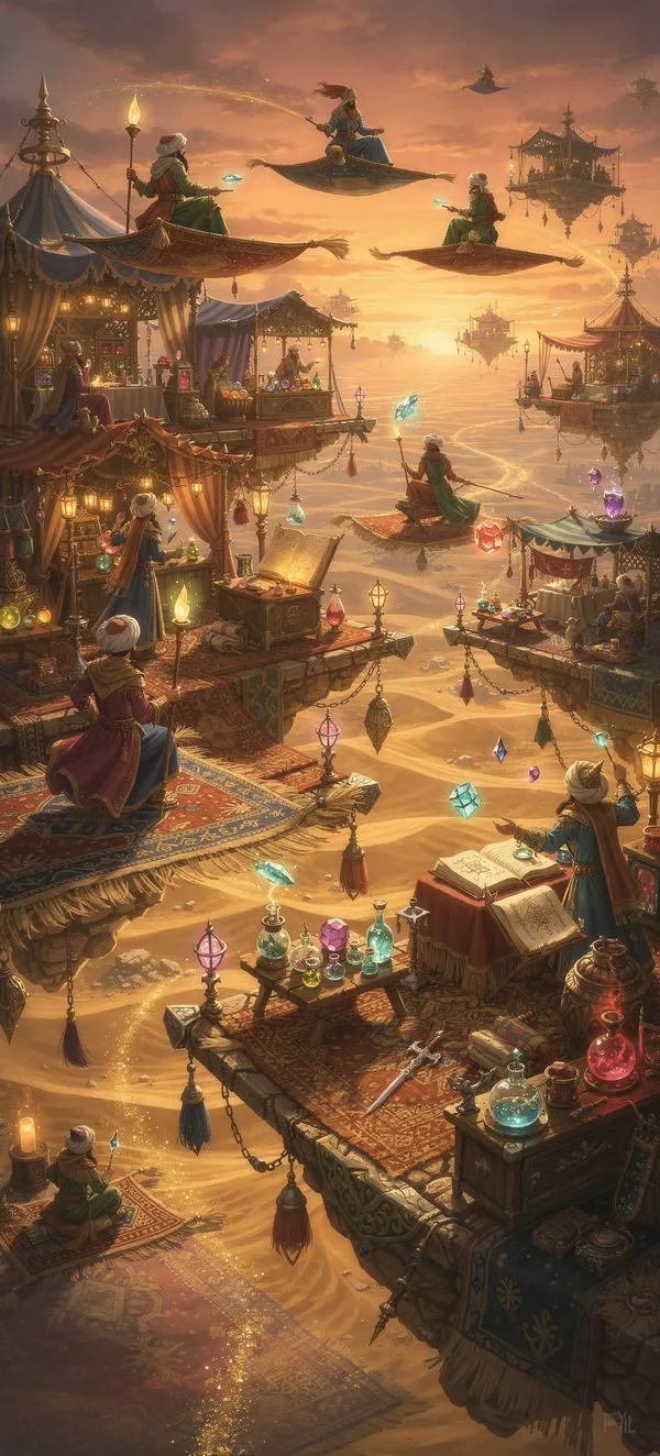 Floating Desert Bazaar
